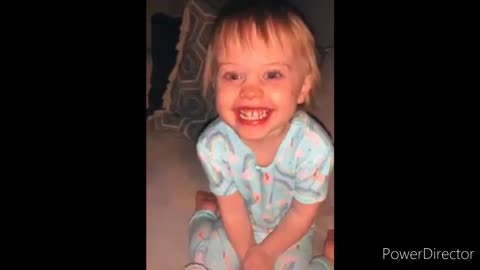 Toddler Farts and laughs at it