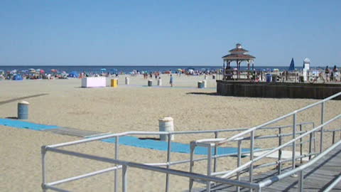 BOARDWALK VIEW AT BRADLEY BEACH NJ - New Jersey Shore Ocean Travel