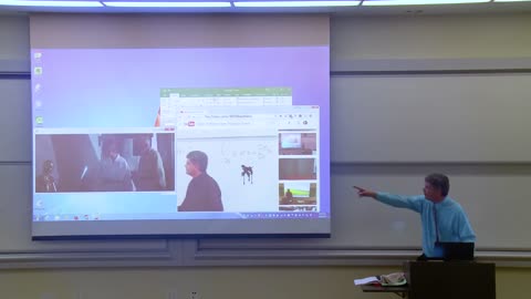 April Fools Prank - Maths Professor Fixes Projector Screen