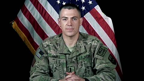 Lt. j. g. James Banks, while he is deployed to Afghanistan