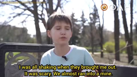 11 year old girl from Bakhmut tells how the "white angels" of the Ukrainian Army
