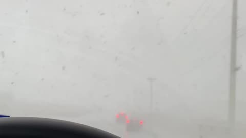 Driver Unknowingly Gets Caught in Round Rock Tornado While Driving