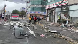 Tifón deja 2 muertos y 10 desaparecidos a su paso por Corea del Sur