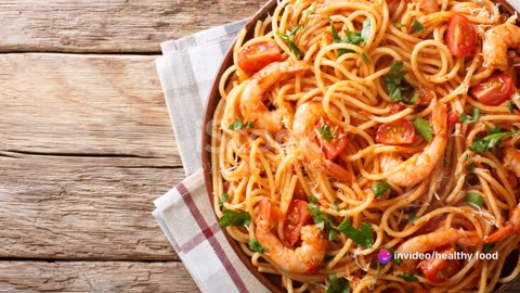 Prawn & harissa spaghetti