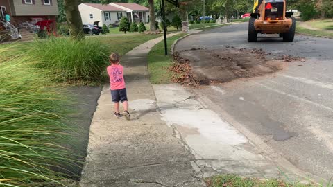 Andrew acting like the front end loader