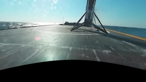 Revolutionary Rendezvous: A 360° View of First Stage Landing on the Droneship