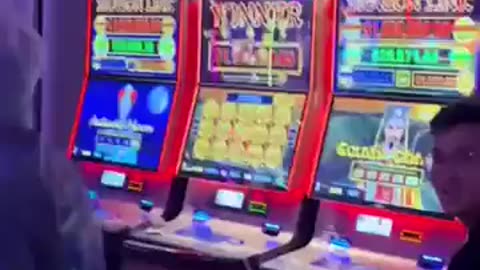 Million dollar jackpot winner at Caesars Palace