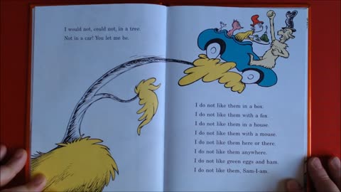 Green Eggs and Ham by Dr. Seuss|English for kids | children's books|learn English thru reading