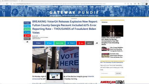 Global wide Election fraud voting machine crime network - Georgia gop primary crime sham