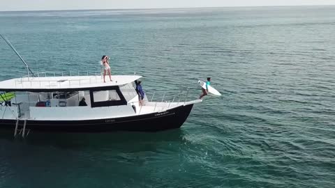 Surfing Vodi at Niyama Resort Maldives