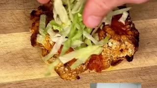 How to make a perfect crispy chicken burger 😋🍔😍