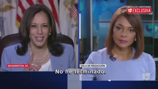 Kamala Harris SNAPS After Host Asks When She's Going To Border