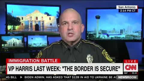 Texas Sheriff Hits Back At Kamala Harris For Saying Border Is Secure