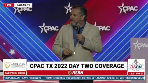 CPAC Texas 2022: Ted Cruz speaks at CPAC #TrumpWon