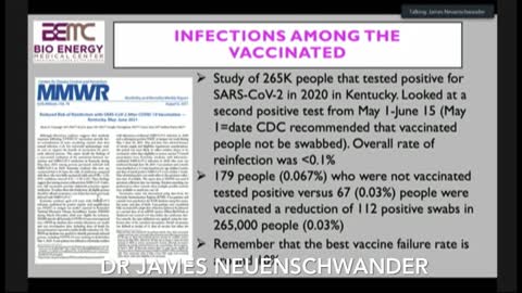 Dr James Neuenschwander: Vaccine Is Killing People And Does Not Stop The Spread