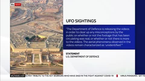 UFO Pentagon releases three leaked videos - is the truth finally out there