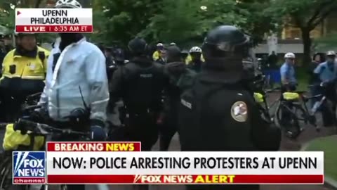 🚨 Happening Now- Police arresting protesters at UPENN