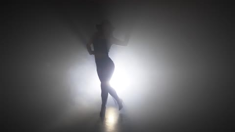 Sexy Women Dancing in Strobe Light and Smoke Hot Girl Dancing