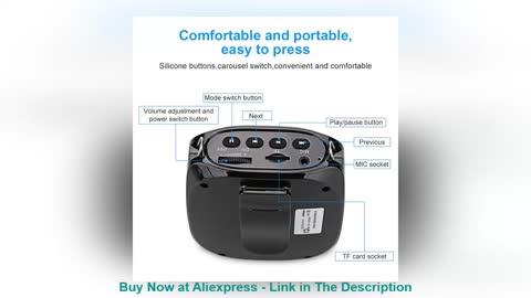 ✨ SHIDU S615 Ultra Wireless Voice Amplifier Portable UHF Mini Audio Speaker USB Lautsprecher