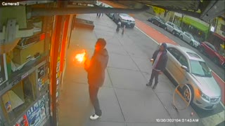 TERRIFYING: Brooklyn Deli Is Firebombed In Broad Daylight