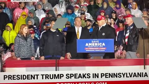 Trump Promotes Johnson & Johnson Heirs At Rally For World Economic Forum Associate Dr. Oz