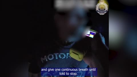 Moment Drink Driver Recklessly Overtakes Cop Car And Tests Positive For Booze