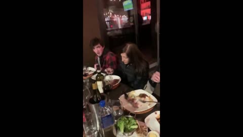 Frustrated New Jerseyans confront Gov. Phil Murphy (D-NJ) while he's having dinner with his family