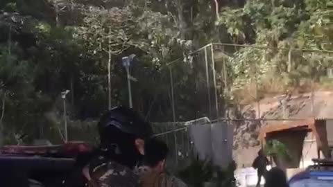 Brazilian Army Invading Favela