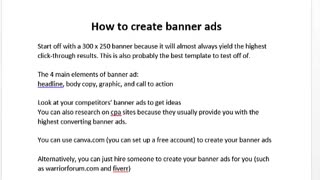 How to Create Banner Ads