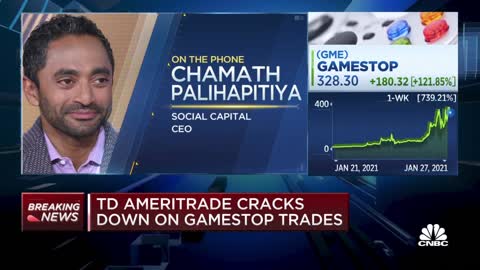 Chamath Palihapitiya 1/28/2020 [Full Interview] Gamestop WSB