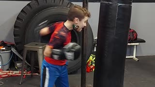 Heavy bag work 2