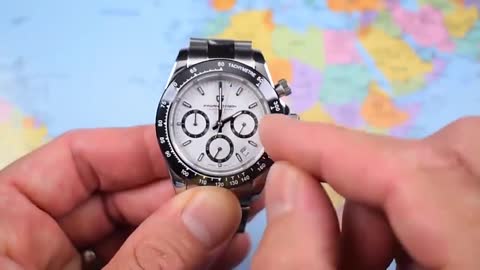Men's wrist mechanical watch in a new design