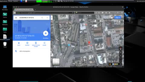 find any Devices google map - mac address