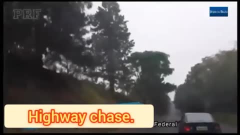 Suspect Runs Across Highways