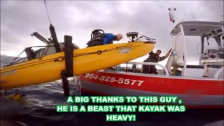 Kayak Kept from Sinking