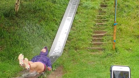 Rain Makes Steel Slide Extra Slippery