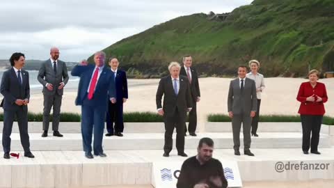 VIRAL - G7 Biden Trump meme