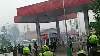 Enfrentamientos transportadores y policías en el Norte