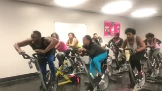 Fitness motivator gets class hyped through hip hop cycling