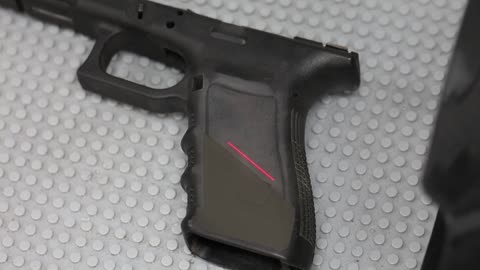 Custom Sprinkle Laser Stipple on this Glock