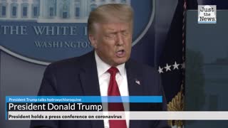 President Trump talks hydroxychloroquine