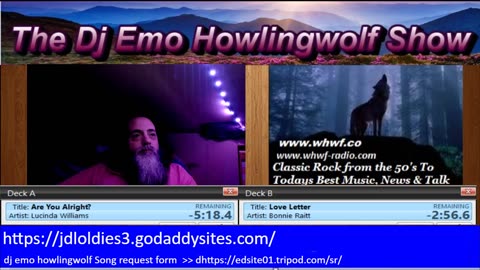 The Dj Emo Howlingwolf Show Feb 9 2024 (Every Friday Night 9pm - Midnight New York Time) )