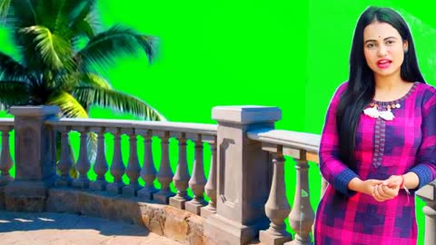 GREEN SCREEN HD 1080P. GIRL VIDEO