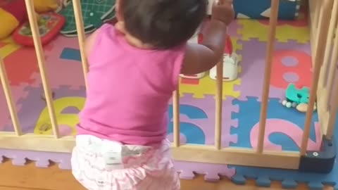 Dancing baby got the moves