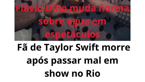 Taylor Swift adia show no Rio devido ao calor extremo após morte de fã.mp4