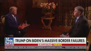 Trump Blasts Biden's Border Crisis
