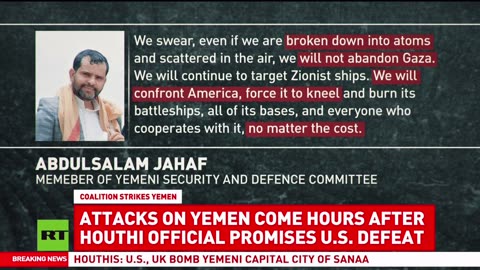 Senior Houthi defense official welcomes war with America, Declares America will be defeated