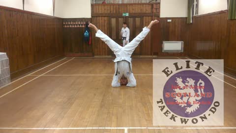Dead men don't usually show off ! ITF Tae Kwon Do, Isle of Arran, Featuring MC Welch