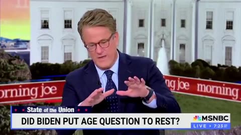 MSNBC's Scarborough Sticks His Nose Completely In Joe Biden's Rear Over His SOTU Speech