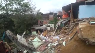 Fuerte aguacero del lunes en la noche generó emergencias en Bucaramanga 1
